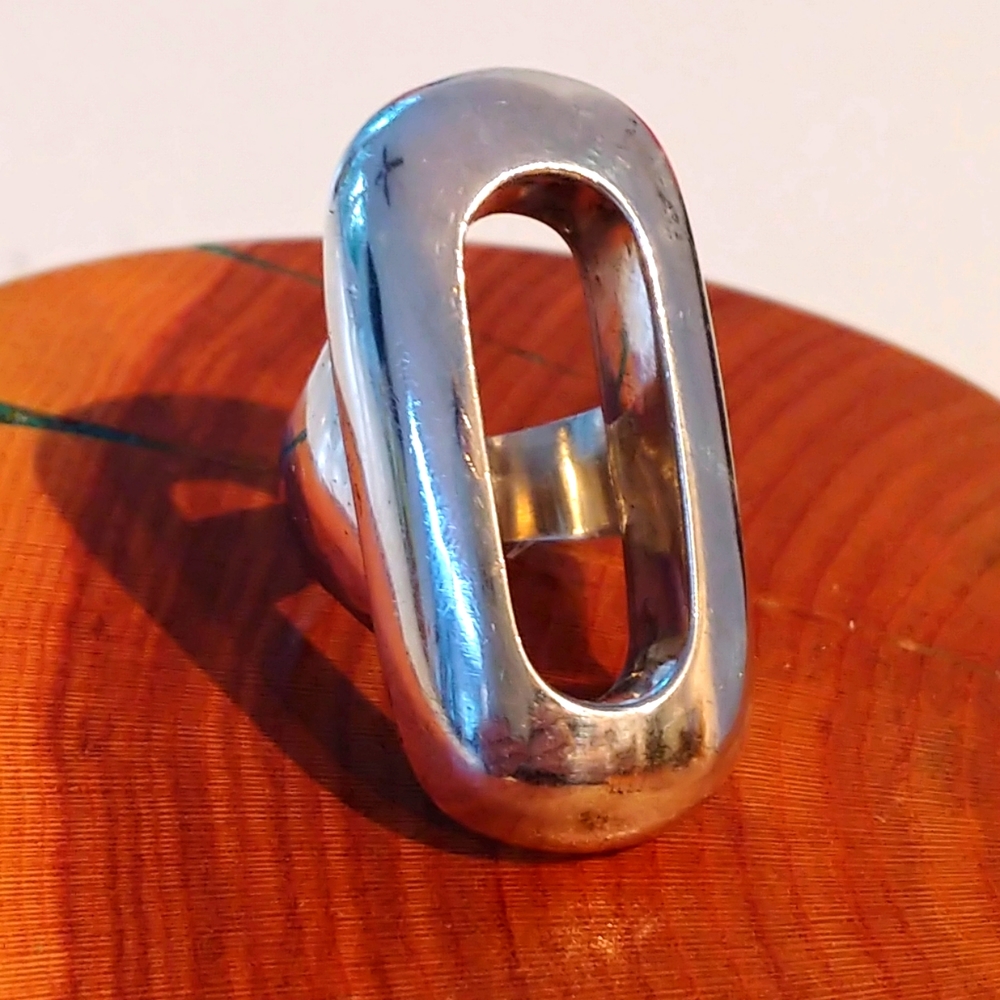 S'Pauliu Modernist 925 Sculptural Ring